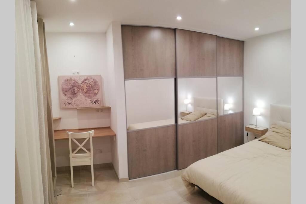 Appartement T2 Rez De Villa Proche Bord De Mer Le Pradet Luaran gambar